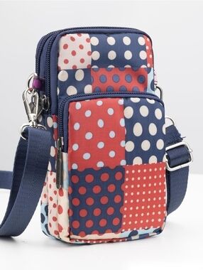 Crossbody Bag Phone Sleeve Concert Venue Festival Adjustable Strap Arm Wrist NWT